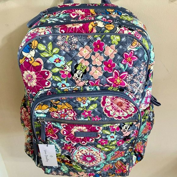 Vera Bradley Disney Parks Mickey and Friends Dandelion large Campus backpack NWT main image 4